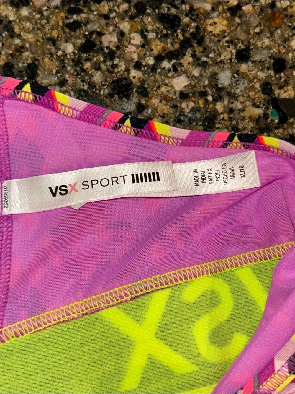 NEW Victoria’s Secret The Player VSX Sport Pink Geometric Racerback Sports Bra - Picture 4 of 6